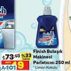 FİNİSH BULAŞIK MAKİNESİ PARLATICISI 250 ML